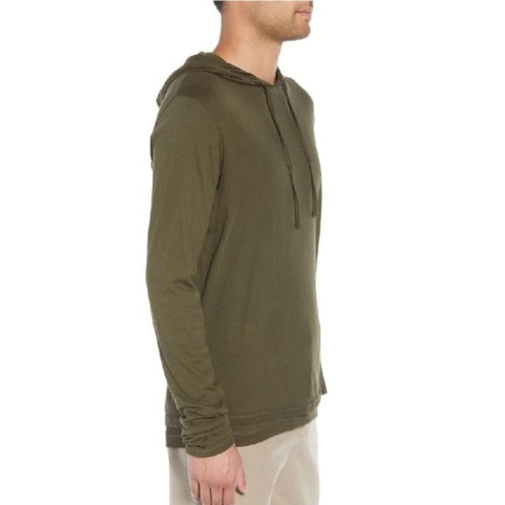Vince Double Layer Hooded Pullover